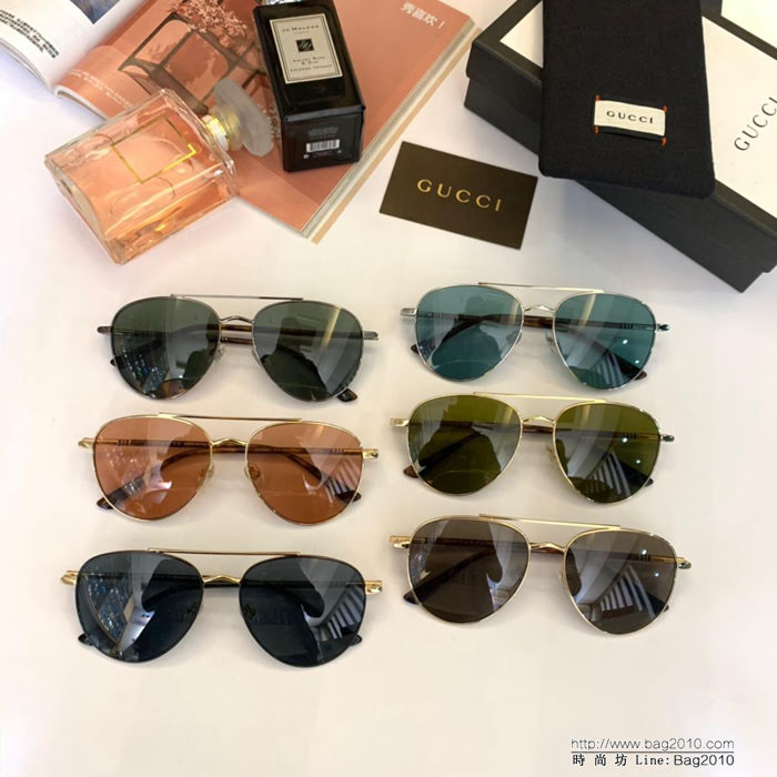 GUCCI古馳 GG0388S 2019開春官網新款 採用進口鏡片 超高工藝 經典男女款 太陽鏡  lly1580